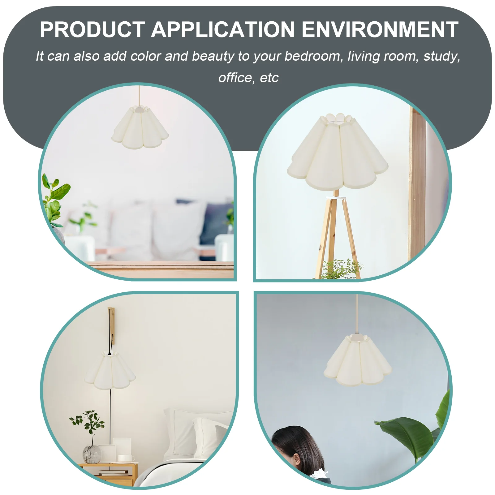 Абажур для настольной лампы с лепестками абажуры торшеров шикарный абажур в