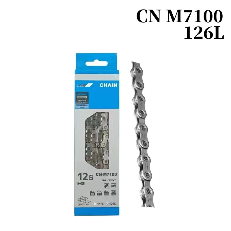 

Deore SLX 12-speed Chain CN M7100 With Quick-Link M7100 Chain Mountain Bike Bicycle Chain CN-M7100 126L With Box