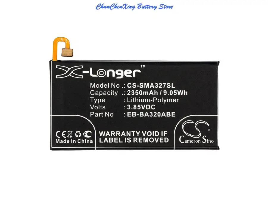 Аккумулятор Cameron Sino 2350 мАч EB-BA320ABE для Samsung Galaxy A3 2017 SC-04J SGH-N417 SM-A320 SM-A320F SM-A320Y