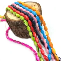 natural freshwater shell beads 4x9mm rice shaped jewelry for diy making bracelet necklace earring spacer loose beads accessories