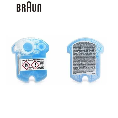 Braun CCR4 Эффективная очистка, обновление картриджей, лимонный свежий очиститель для электрических бритв Braun, весь умный центр ухода