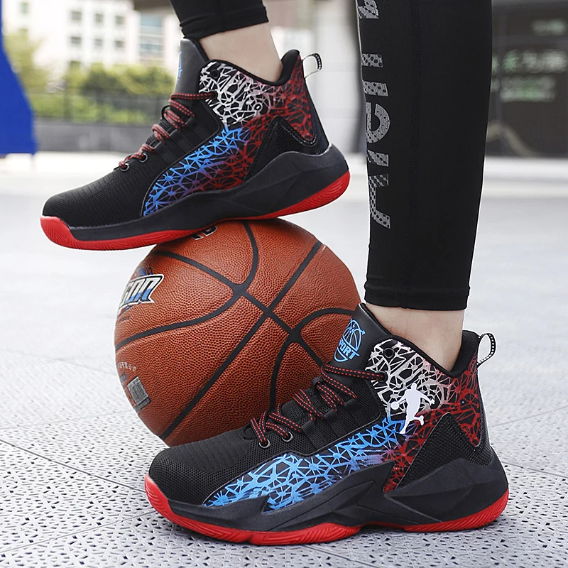 Легкие мужские баскетбольные кроссовки Jordan дышащие Нескользящие спортивные