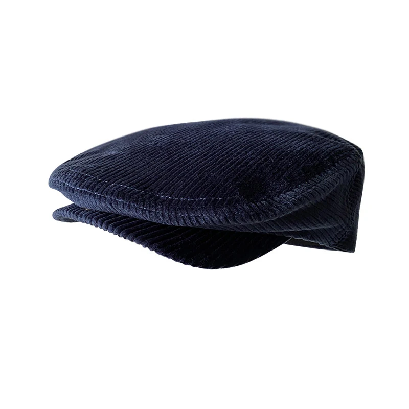 

2022 New Autumn Mens Hats Corduroy Newsboy Caps Outdoor Gorro Hombre Boina Berets Spring Fashion Blue Flat Cap For Women BJM71
