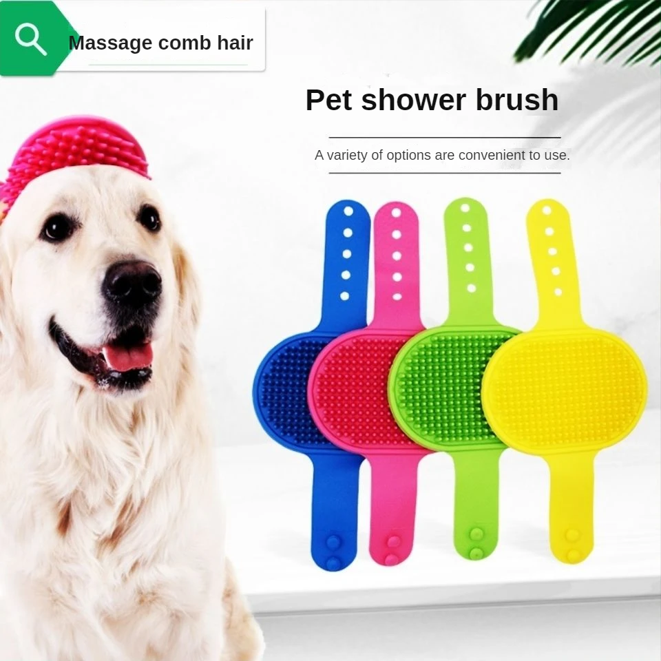

1Pcs Dog Cat Bath Brushes Rubbing Gloves Massage Combs Cleaning Pet Products