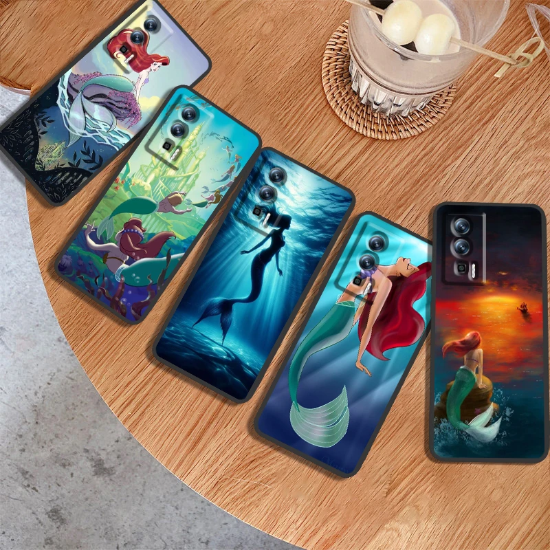 Мягкий чехол для телефона с изображением принцессы-русалки мультяшный Xiaomi Redmi 9A 9C