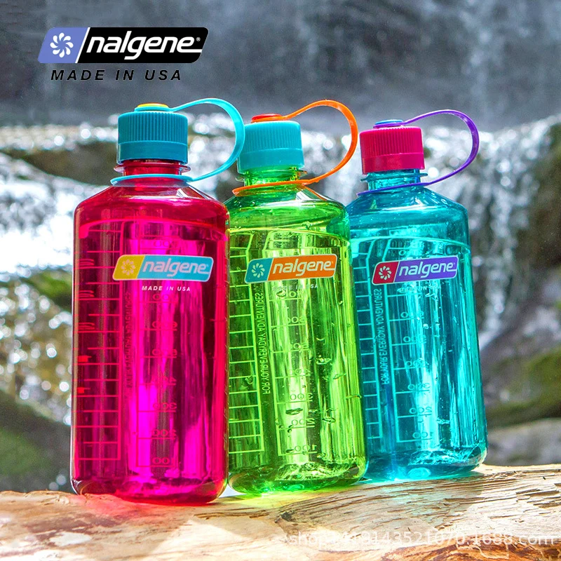 Nalgene Outdoor Sports Water Bottle Portable Plastic Narrow 