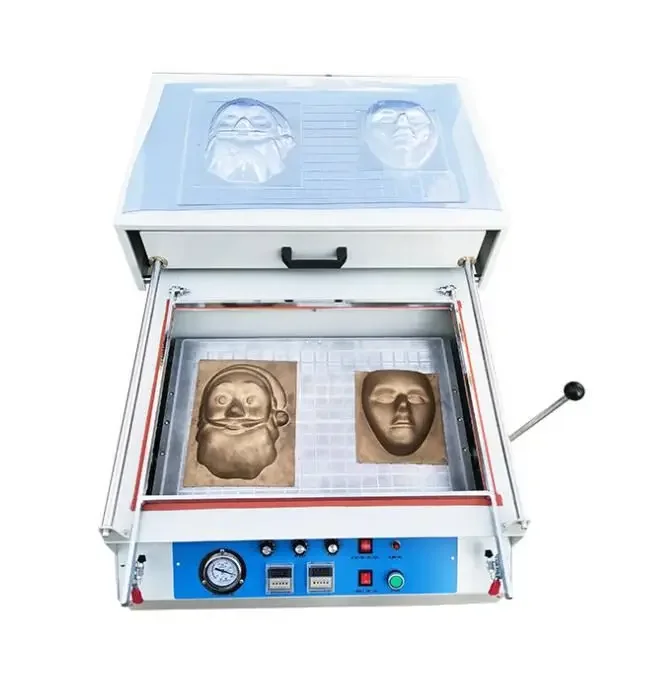 Небольшая мини-настольная настольная акриловая пластиковая вакуумная машина из