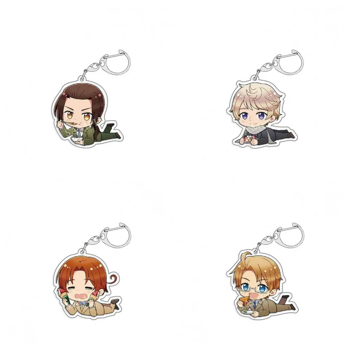 Милые аниме Hetalia: Axis Powers фигурки Feliciano Vargas Toris Laurinaitis акриловые брелки для косплея