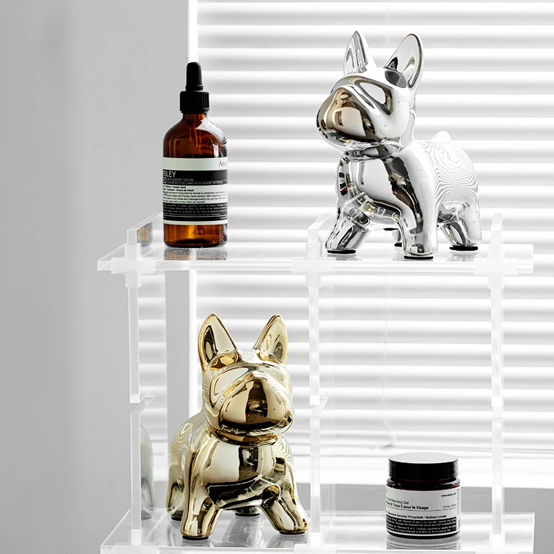 

Bulldog Coin Money Box Cartoon Living Room Creative Nordic Ceramic Piggy Bank Cute Ornaments tirelire enfant Home Decoration