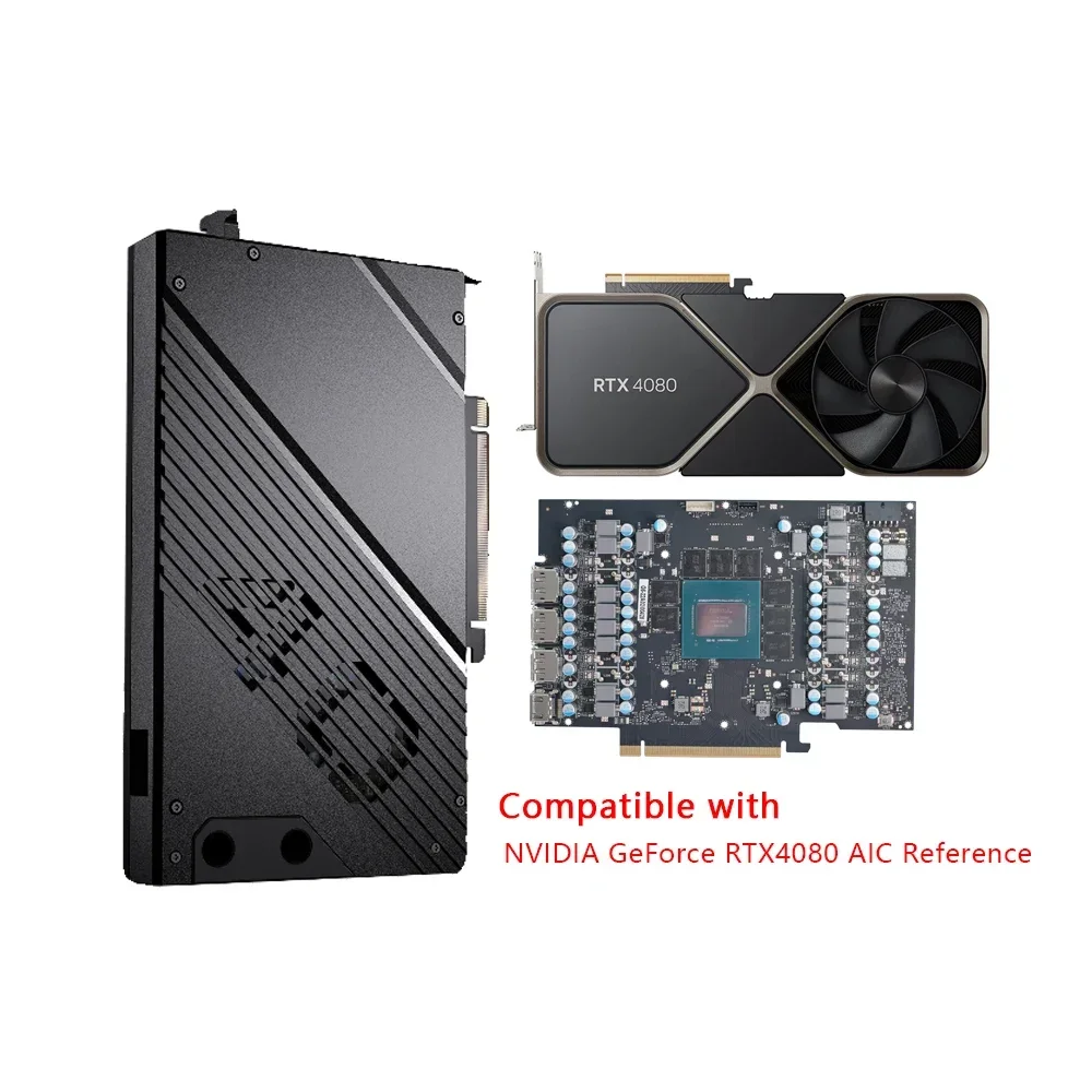 Водяной блок Granzon GPU для видеокарты GALAX / NVIDIA GeForce RTX 4080 АИК/радиатора