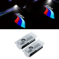 2x led shadow lamp for bmw e60 5 series logo car door hd welcome light laser projector ghost light auto external accessories