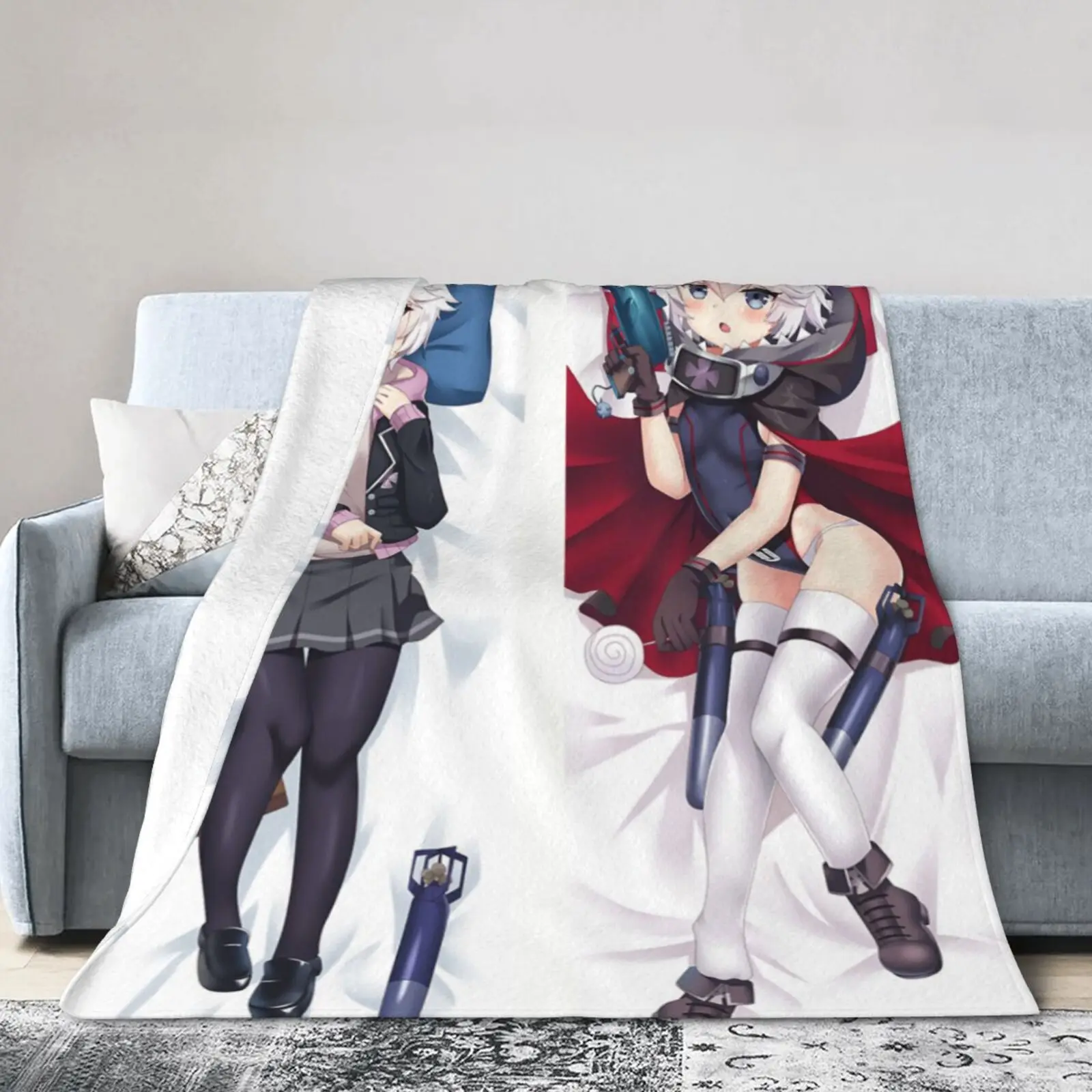 

Azur Lane Blanket Breathable Flannel Winter Super Warm Bed Blanket Travel Bedding