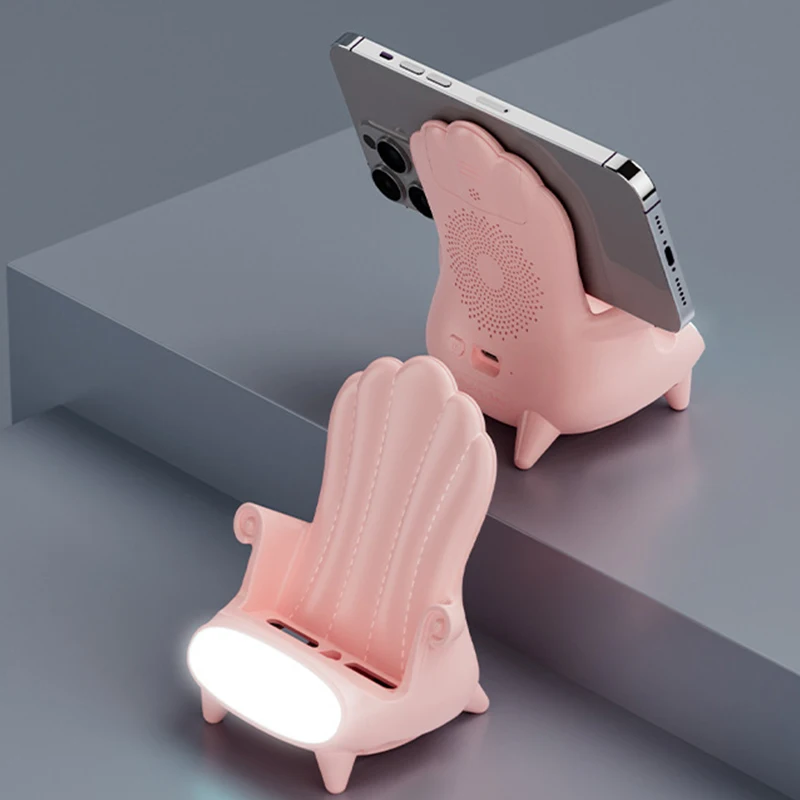 Подставка для беспроводной зарядки портативный мини-стул универсальный