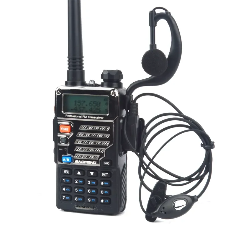 

BAOFENG UV-5RE VHF/UHF Dual band walkie talkie with earpiece