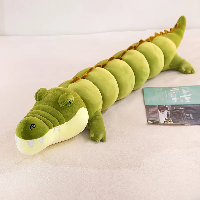 

Zqswkl 80/100/120/150cm crocodile doll plush toy large stuffed toys sleeping long pillow for girls birthday gift to girlfriend