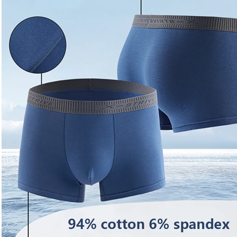 Mens Color Underwear Boxer Shorts Cotton Sexy Male Panties Lingerie Man Underpants Boxershorts L-4XL 365 Boxers 5Pcs