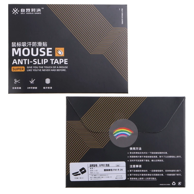 

2022 New Non Slip Mouse Skin Skates Stickers Sweat Resistant for logitech G Pro Wireless