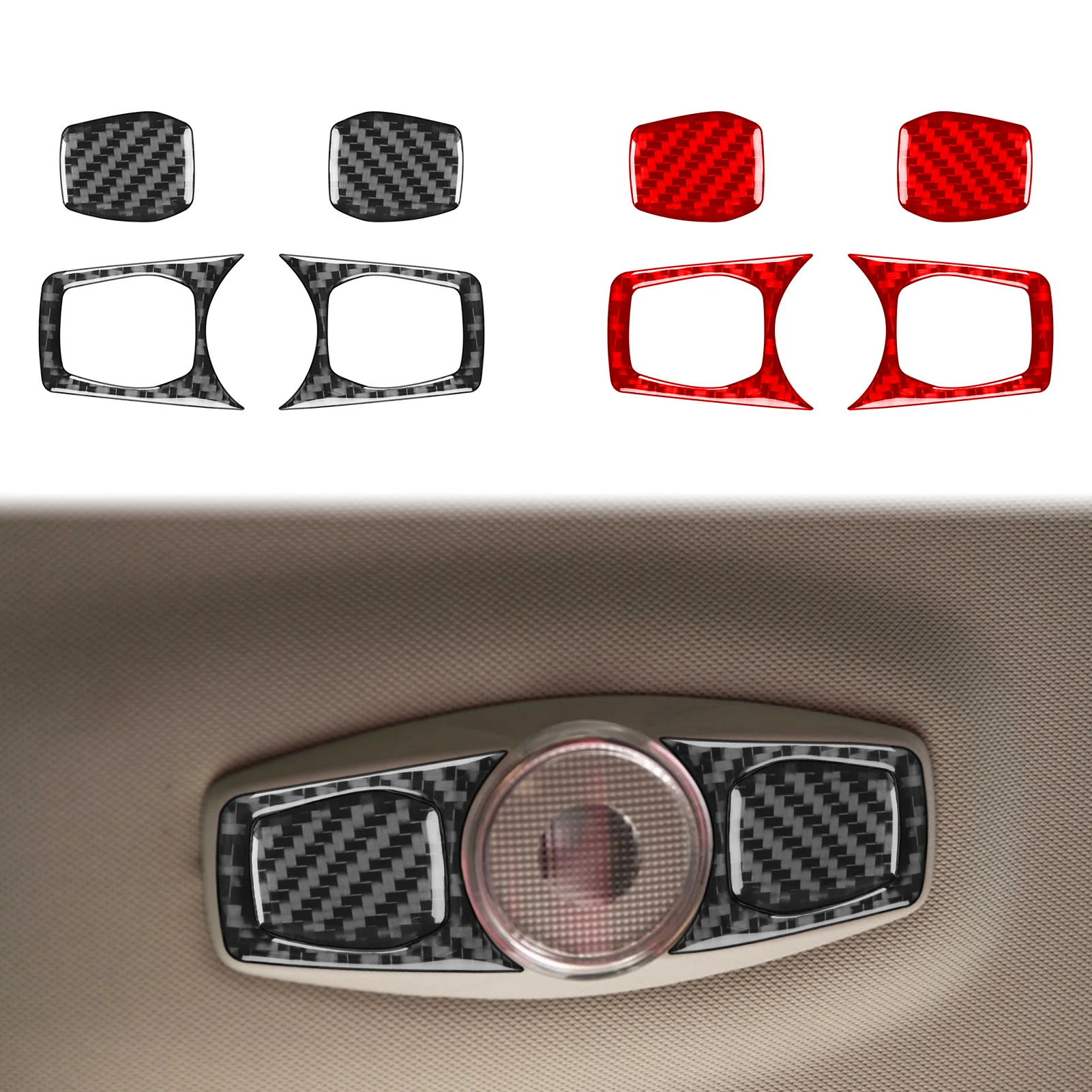 Для Ford Focus 2012-2018 автомобильные аксессуары из углеродного волокна авто передняя