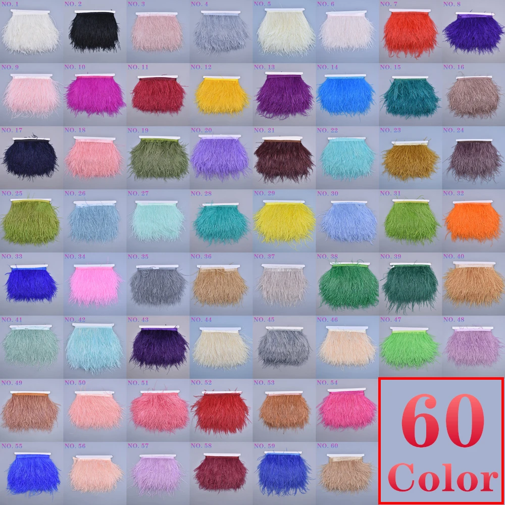 

18 packs 8-10cm ostrich feathers Trim