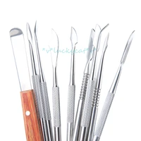 10pcsset high quality dental spatula plaster knife stainless steel practical versatile teeth wax carving tool set dental tools