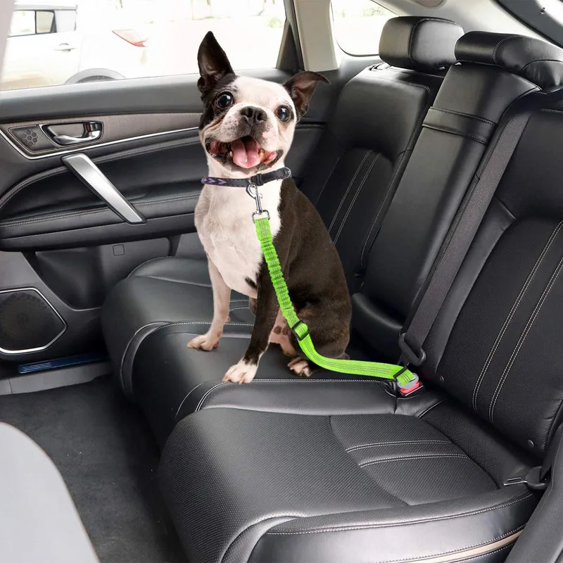 

Pet Supplies Dog Seat Belt Dog Seat Belt Dog Leash Vehicle Belt Adjustable Cushioning Elastic Reflective Safety Rope for Dog Cat