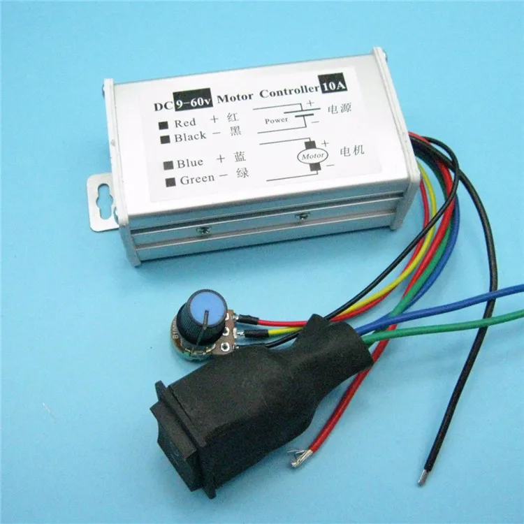 

PWM High-power DC Motor Governor Pulse Width Drive Board Forward and Reverse Bidirectional 12V24V36V10A