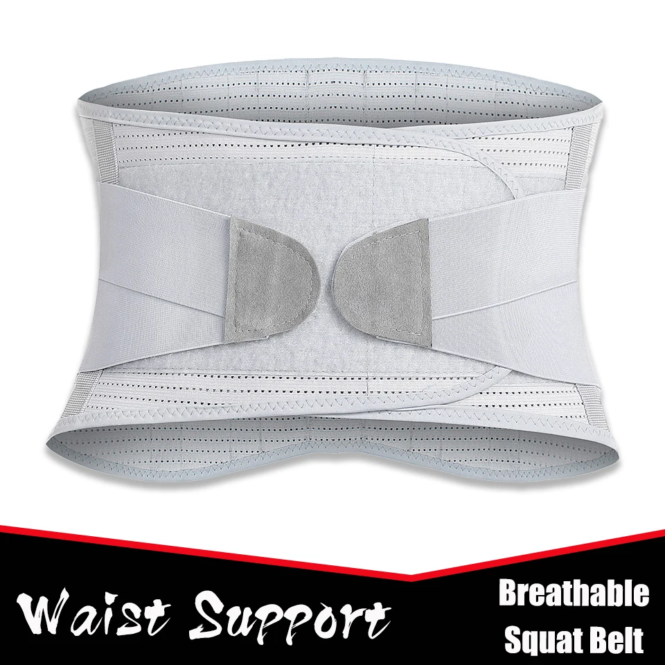 

Breathable Sports Waist Protection Support Protection Lumbar Disc Protrusion Women Men Fitness Weightlifting Running Squat Belt