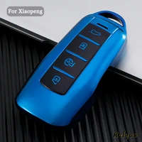 soft car tpu car key case cover shell for xpeng xiaopeng g3 key protector fob auto interior accessories
