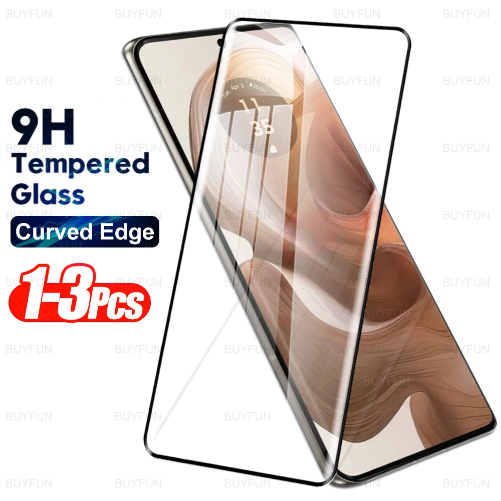 Изогнутое закаленное стекло для Motorola Edge 50 Ultra 5G Case Moto Edge50ultra Edge50 ultra MotoEdge50Ultra 2024 6 7