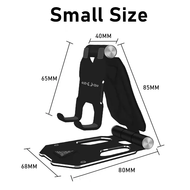 tongdaytech universal desk mobile phone stand aluminium holder foldable mini mount telefon tutucu for iphone tablet smartphone free global shipping