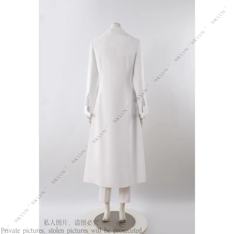 Ivan Alien Stage Round6 Косплей Костюм Парик Пальто + Нижнее пальто Брюки Пояс Цепочка Аниме