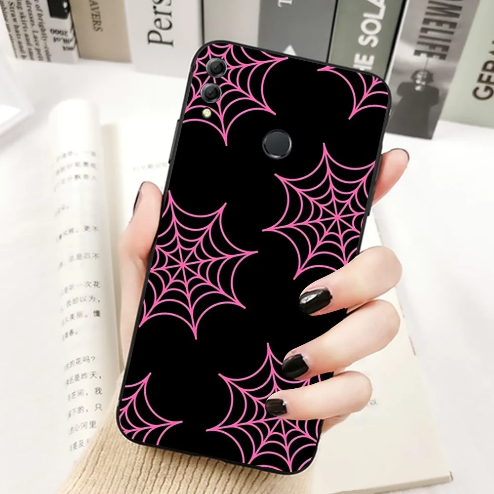 Чехол для телефона с мультяшным принтом Паутина Huawei Honor 10 Lite 9 20 7A 9X 30 50 60 70 Pro Plus