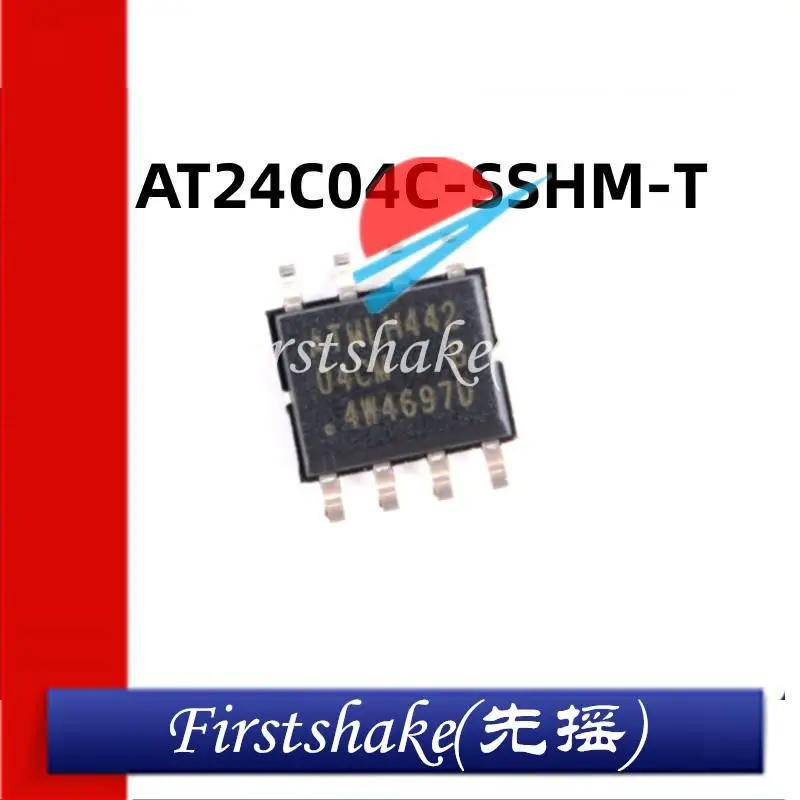 

10Pcs Original Authentic Patch AT24C04C-SSHM-T EEPROM Memory Chip SOP-8