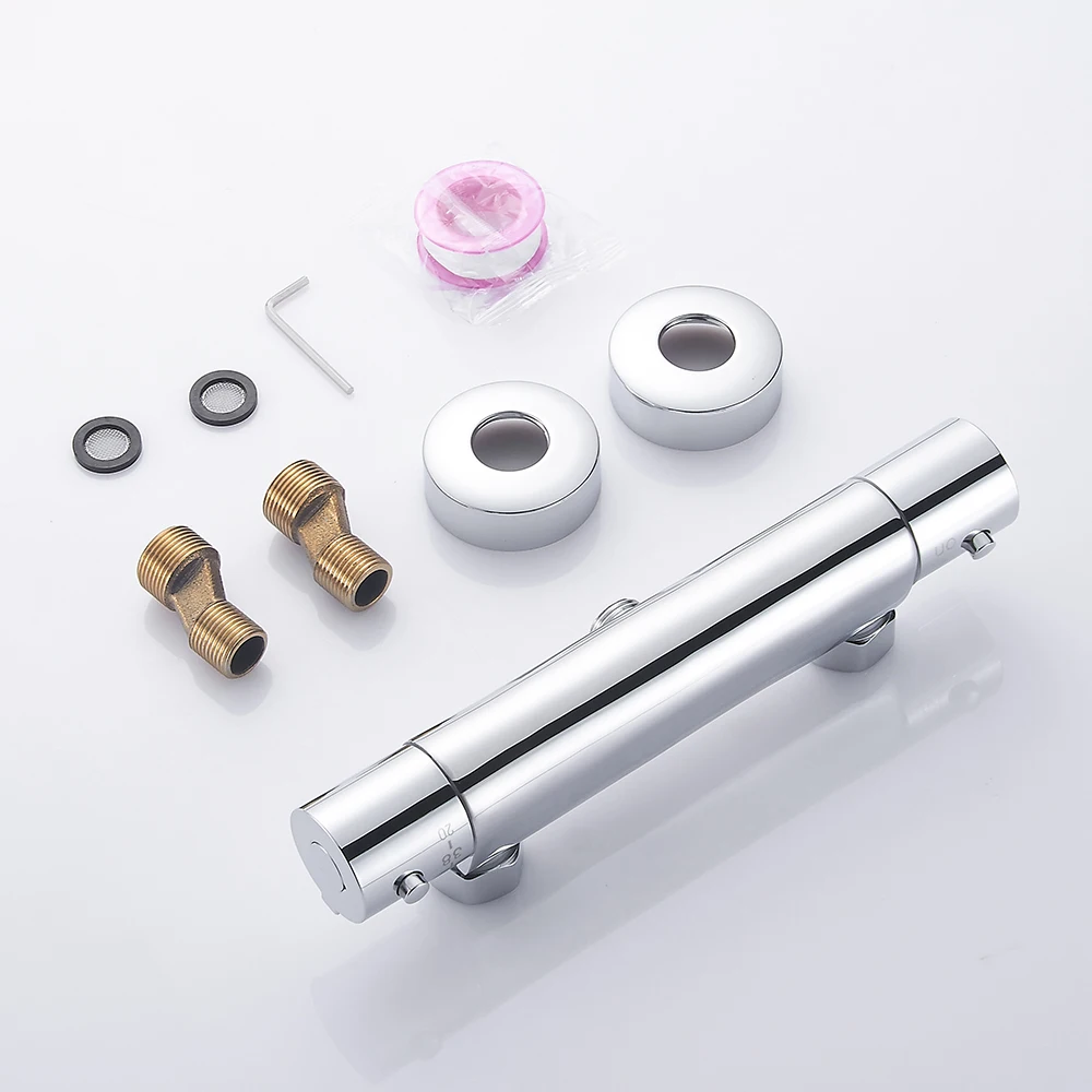 everso bathroom shower faucet set waterfall shower faucets thermostatic mixing valve thermostatic shower mixer free global shipping