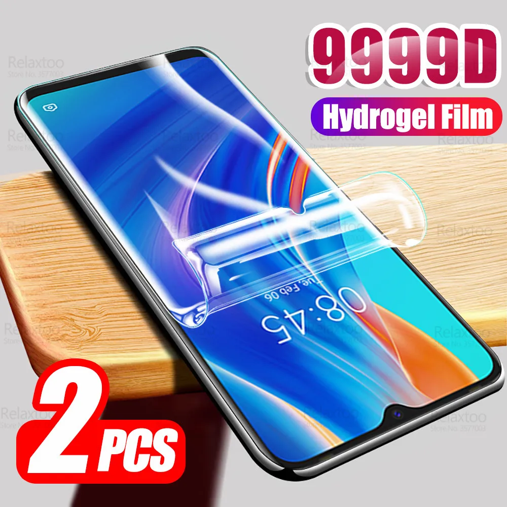 

Изогнутая Гидрогелевая пленка для Tecno Spark 7, защитная пленка для экрана Spark7 Pro Pova 2 6 Go 2020 HD, мягкие защитные пленки, не стекло, 2 шт.