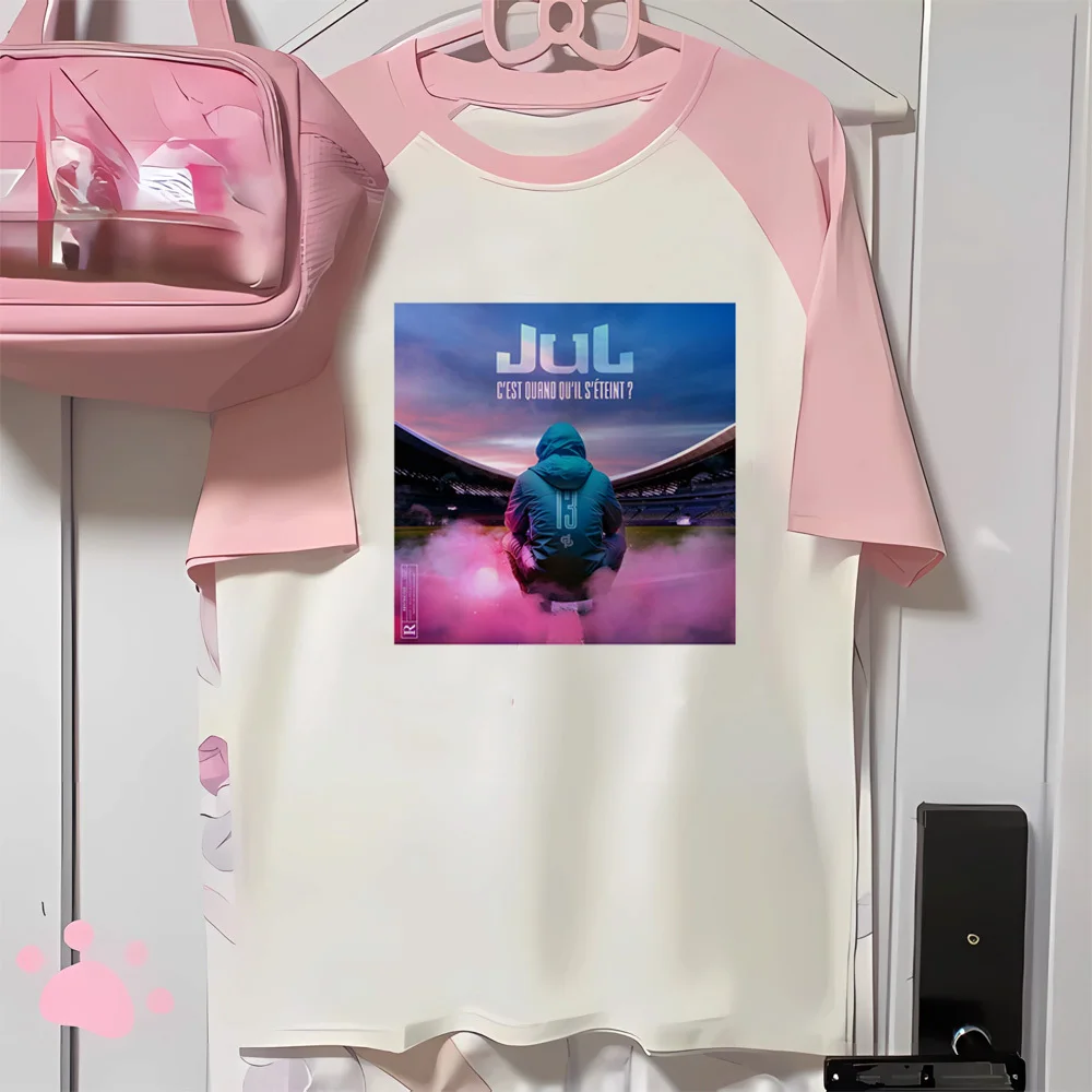 Футболка Jul для девочек 80-х годов аниме каваи Харадзюку винтажная футболка в