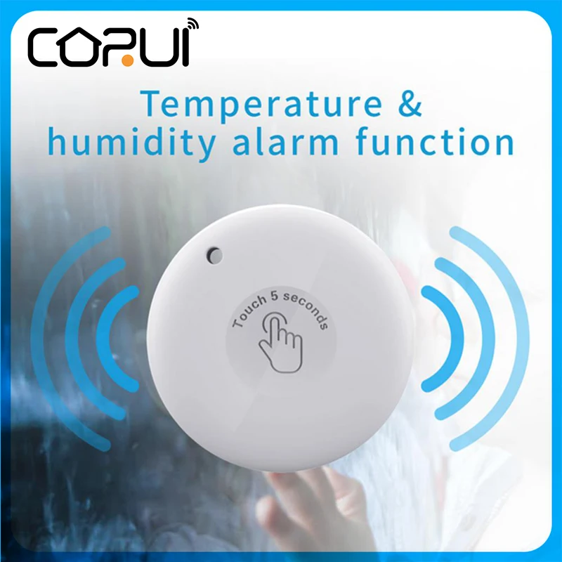 

CoRui Tuya Bluetooth-compatible Temperature Humidity Meter Sensor Digital Weather Station Indoor Gauge Thermometer Hygrometer