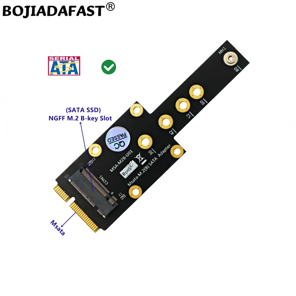 

Msata разъем на M.2 NGFF B-слот SATA SSD конвертер адаптер карты