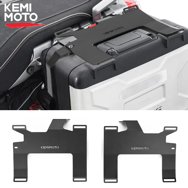 Kemomoto luggage rails for bmw vario case for bmw r1200 1250 gs r1200gs r1250gs lc adv adventure luggage racks vario cases 2021