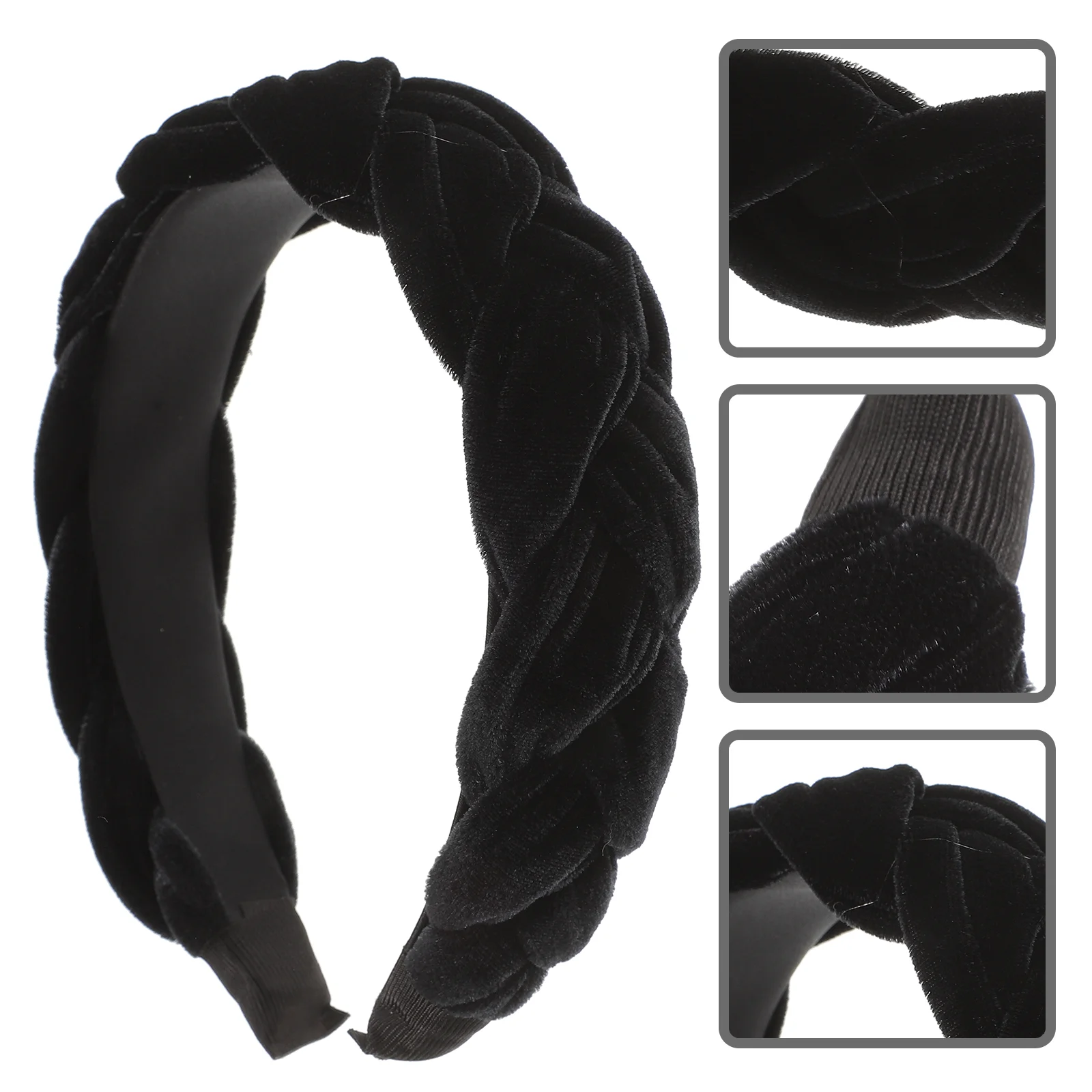 

Padded Wide Headband Braid Elegant Puffy Sponge Thick Headband Bridal Wedding Headwear Makeup Hair Hoops Hair Accessories for