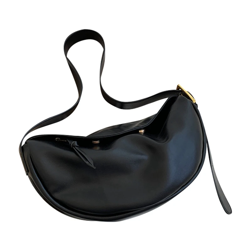 

Ladies Messenger Bag Large Capacity Luxury Handbag Solid Color Soft Shoulder Bag Women's Casual Travel Bag