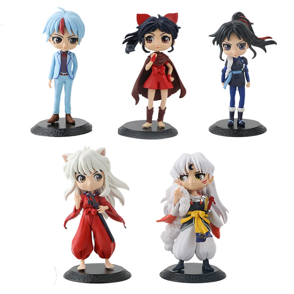 

16cm Anime Figure Inuyasha Sesshoumaru Setsuna Higurashi Towa Moroha Pvc Action Model Collection Cool Stunt Figure Toy Gift