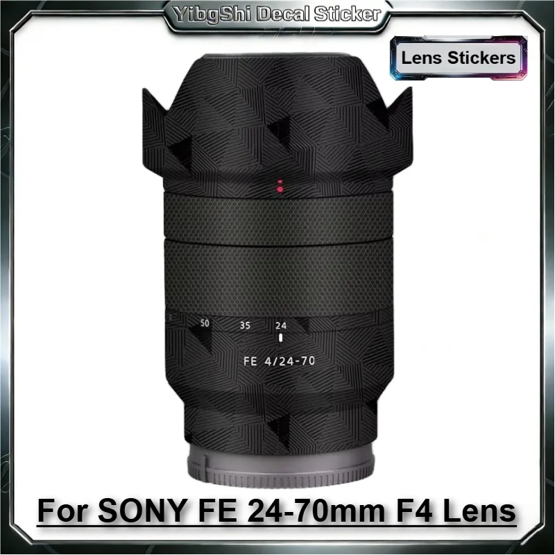 Фото Защитная виниловая пленка-наклейка для объектива SONY FE 24-70mm F4, защитное покрытие для корпуса объектива FE24-70F4 №1