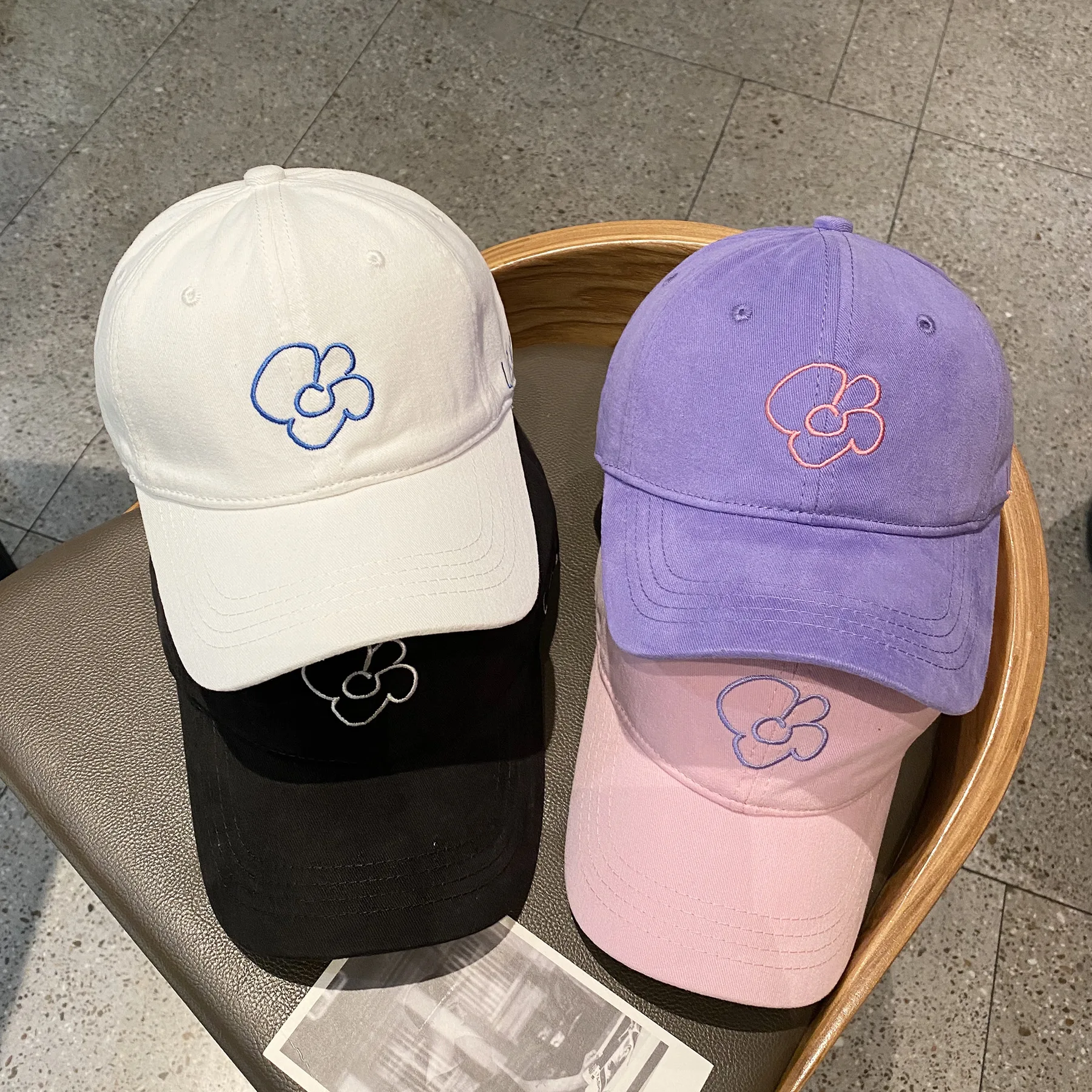 

Korean Version Of Versatile Women's Baseball Cap, Sweet And Lovely Vitality Girl's Visor Cap