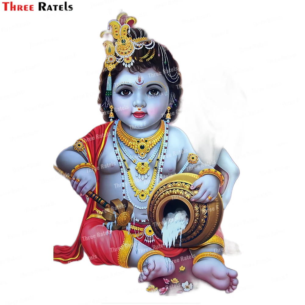 Фото Threeratels K467 Safa Krishna окклюзия царапины DIY виниловый материал Декор наклейки и наклейки №4