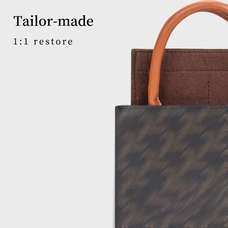 Фетровая подкладка TINBERON для женской сумки макияжа сумка аксессуаров органайзер