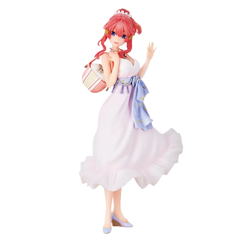 

18 см аниме фигурка весеннее платье комплект прекрасные хинтуплеты Itsuki нежно розовое и белое платье модель куклы игрушка подарок ПВХ