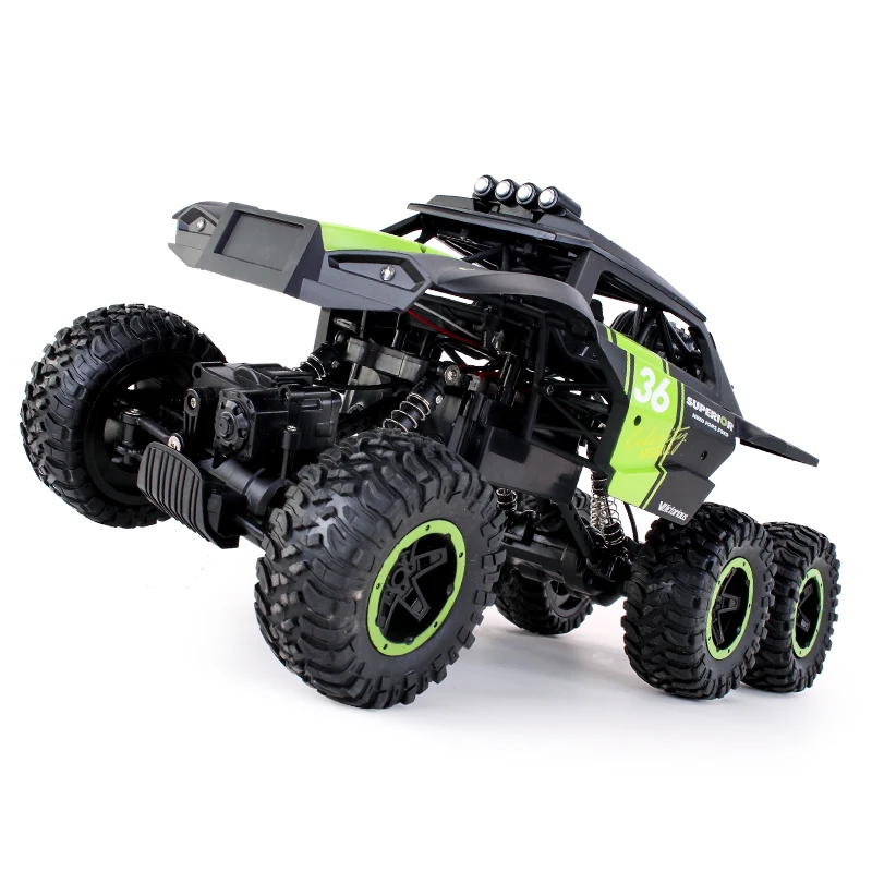 

Q101 1/10 2.4Ghz 6WD RC Car Six-Wheel Drive 6km/h Climbing Off-Road Electric Remote Control Truck Vehicle Models Toys Gifts