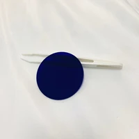 round piece uv and infrared pass filter glass size diameter 55mm blue glass zb2 bg3