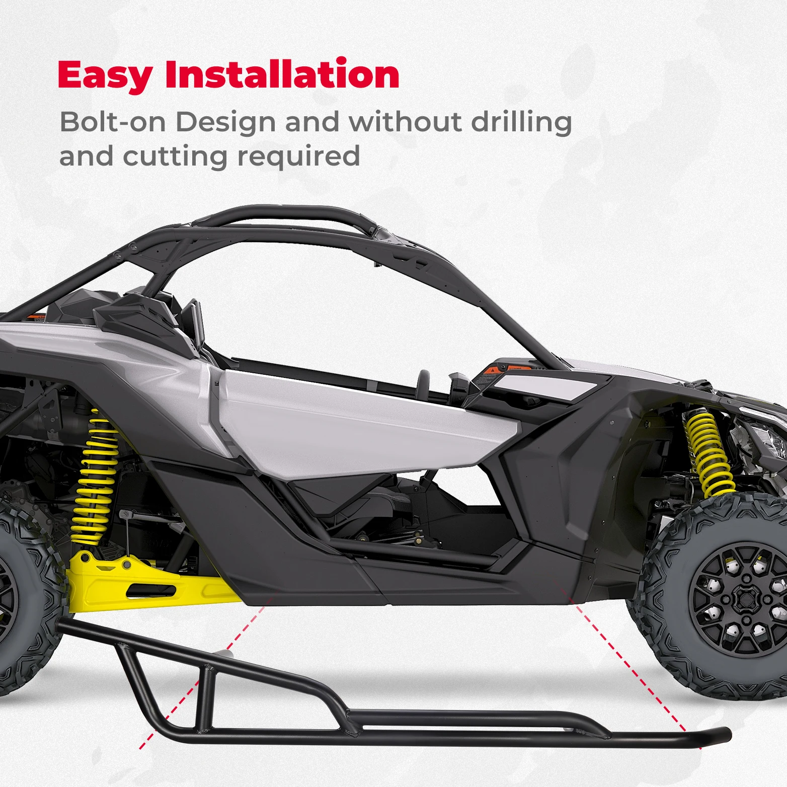 Для Can-Am Maverick X3 Nerf Bars Rock Sliders 2017-2023 900 HO Turbo STD R DS RS DPS XRC MR 4x4 2 двери